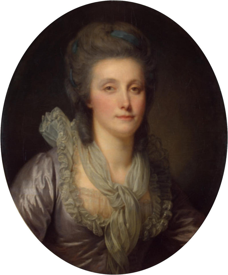 Herttuatar Ekaterina Chouvalovan muotokuva - Jean-Baptiste Greuze
