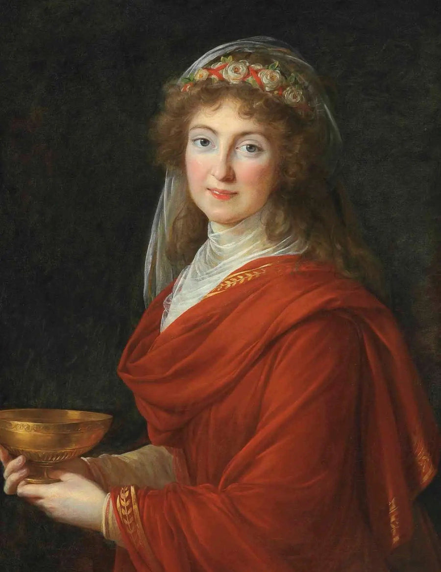Siemontkowsky Bystry kreivitärin muotokuva - Élisabeth Vigeé Le Brun