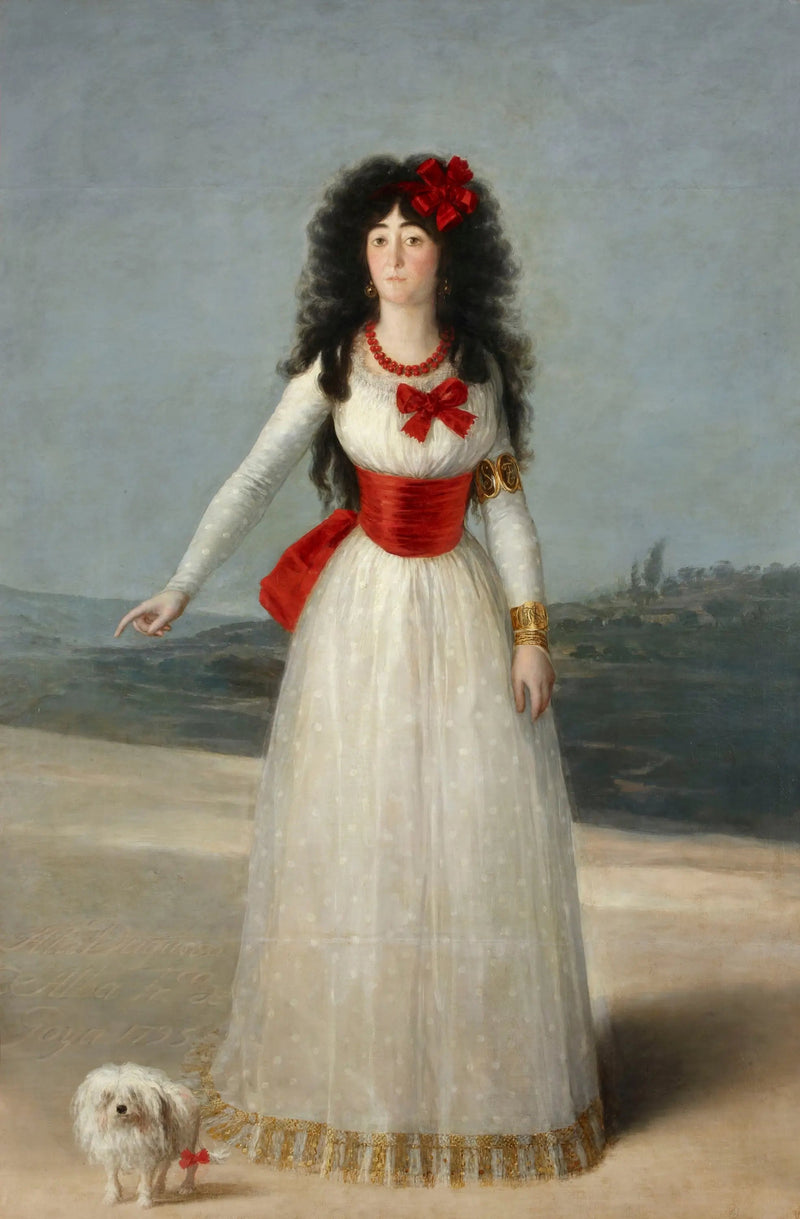 Alben herttuattaren muotokuva - Francisco de Goya
