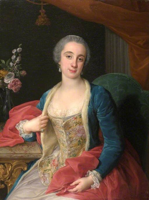 Sforza Cesarinin herttuattaren muotokuva (kuollut 1765) - Pompeo Batoni