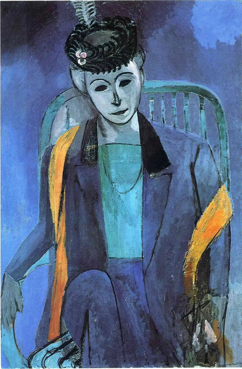 Taiteilijan vaimon muotokuva - Henri Matisse
