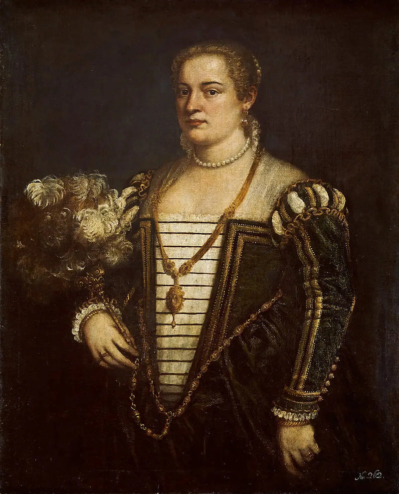 Taiteilijan tyttären, Lavinian, muotokuva - Titian
