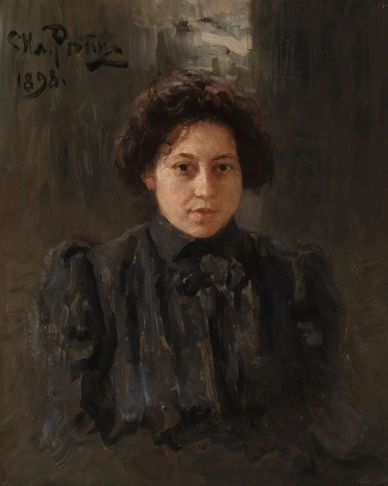 Taiteilijan Nadezhda Repinan tyttären muotokuva - Ilya Repin