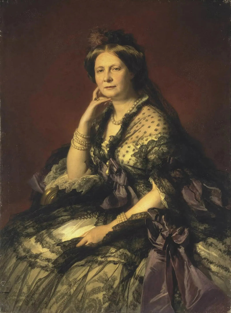 Suuren herttuatar Elena Pavlovnan muotokuva - Franz Xaver Winterhalter