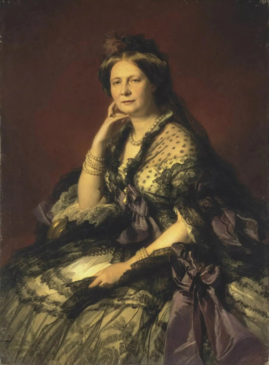 Suuren herttuatar Elena Pavlovnan muotokuva - Franz Xaver Winterhalter