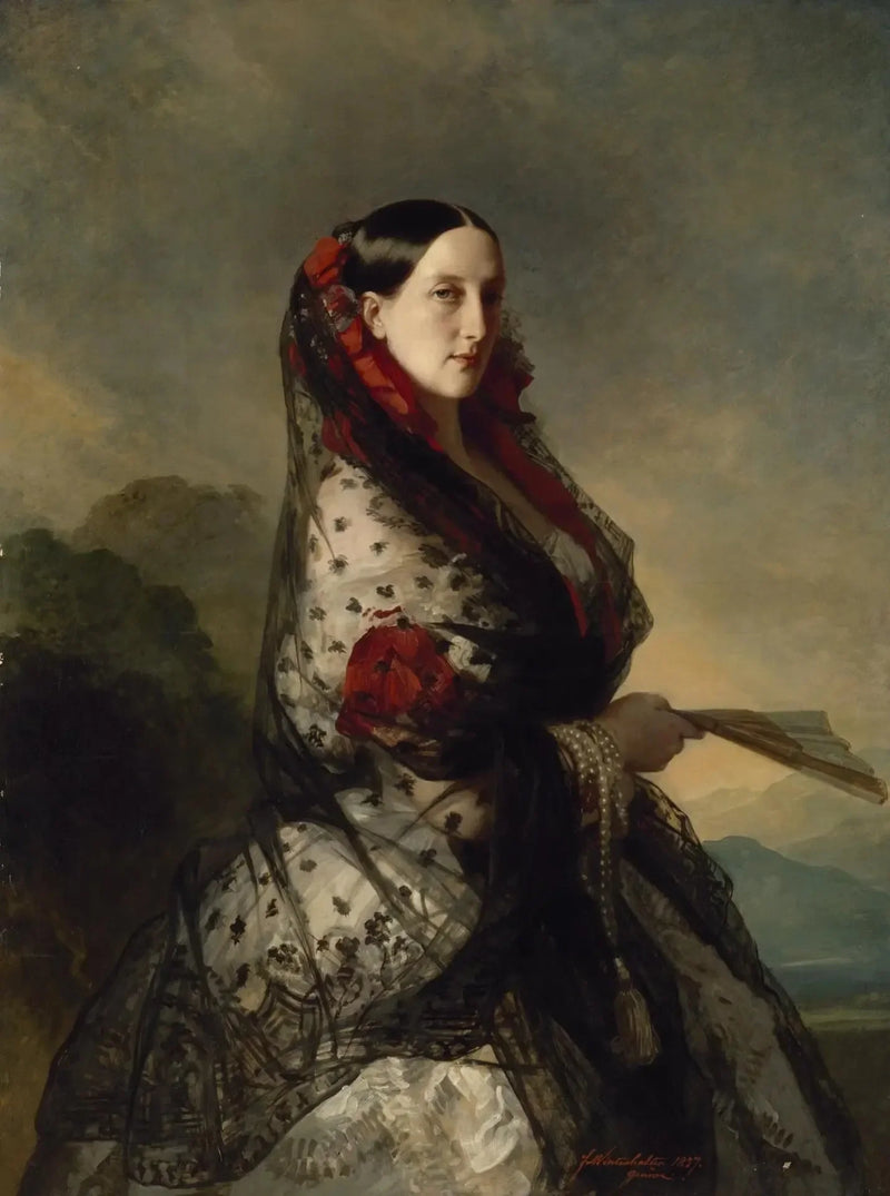 Suuren herttuatar Maria Nikolaïevnan muotokuva - Franz Xaver Winterhalter
