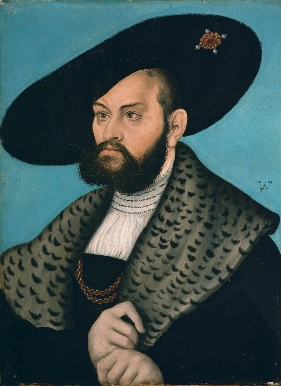 Muotokuva Brandenburg-Ansbachin markiisitar Albertista, Preussin herttuasta - Lucas Cranach vanhempi