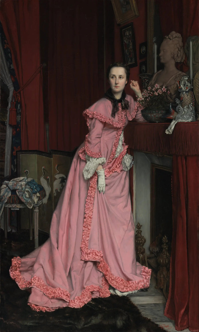 Miramonskaisen marquise de Miramonin muotokuva, syntynyt Thérèse Feuillant - James Tissot