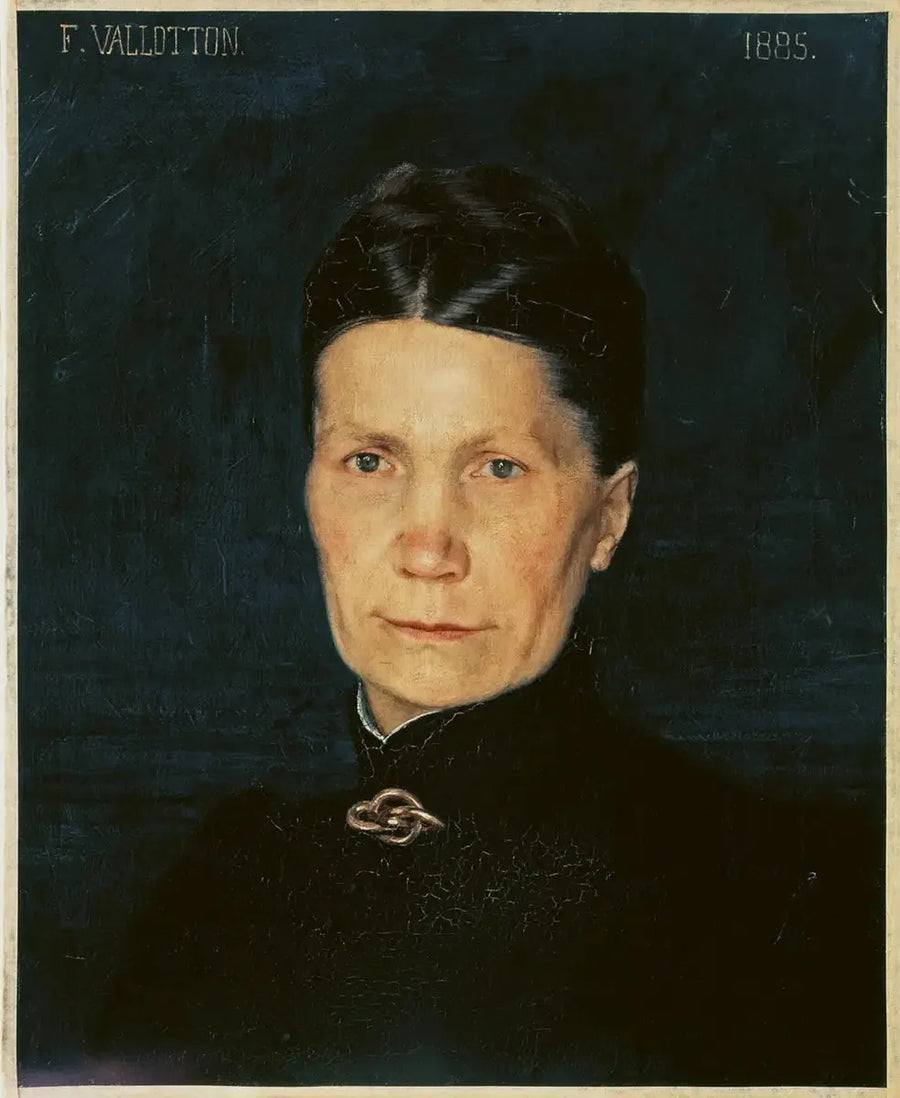 Taiteilijan äidin muotokuva - Félix Vallotton