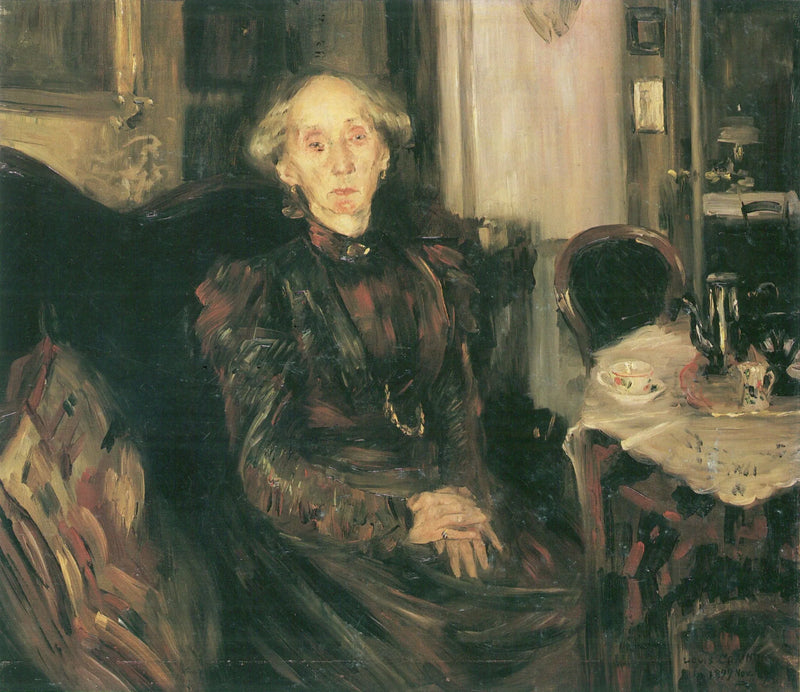 Äiti Rosenhagenin muotokuva - Lovis Corinth