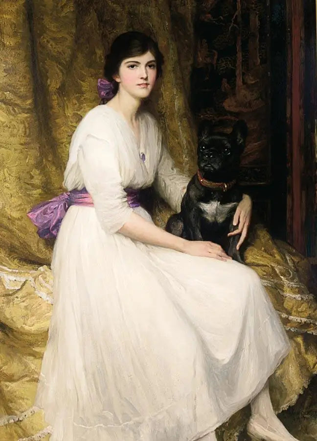 Taiteilijan serkun, Dorothy'n, muotokuva - Frank Bernard Dicksee
