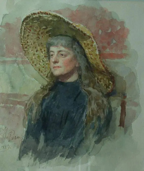 Elizabeta Nikolayevna Zvantseva - Ilya Repinin muotokuva