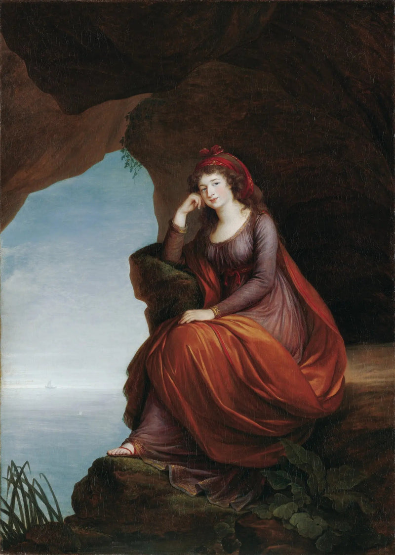 Hermenegilde von Esterházy prinsessan muotokuva (1769-1845), syntynyt Liechtenstein, Ariane Naxoksella - Élisabeth Vigée Le Brun