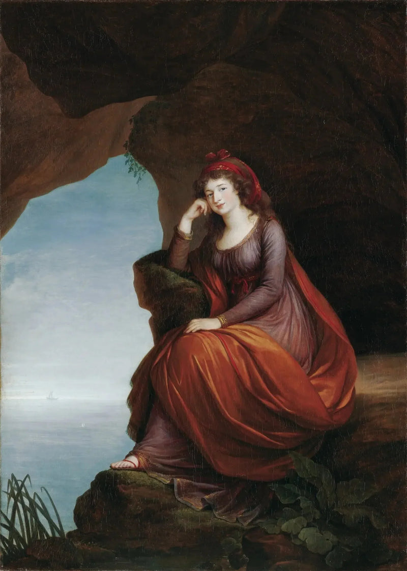 Hermenegilde von Esterházy prinsessan muotokuva (1769-1845), syntynyt Liechtenstein, Ariane Naxoksella - Élisabeth Vigée Le Brun