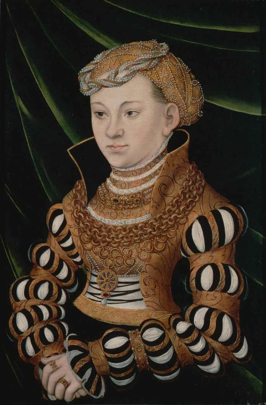 Saksan prinsessa Margueriten muotokuva - Lucas Cranach vanhempi