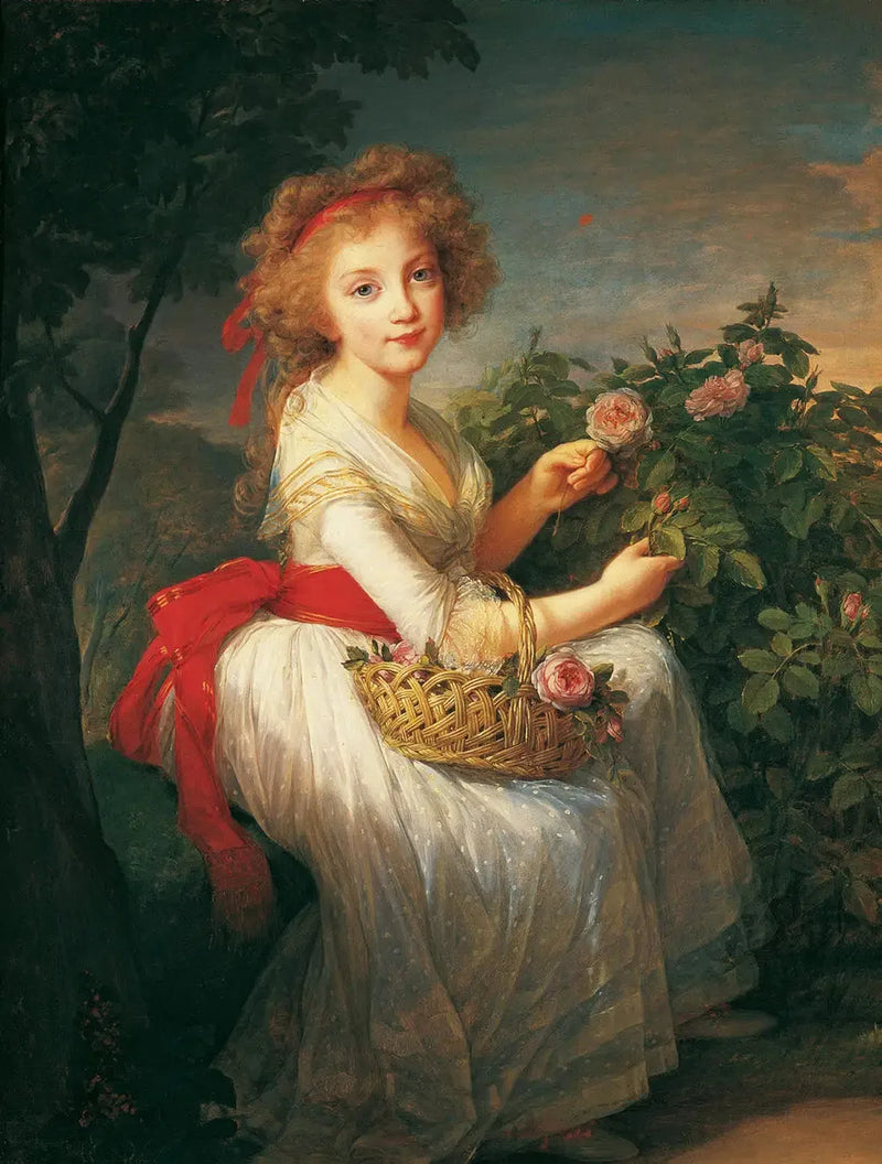 Prinsessa Maria Cristina - Élisabeth Vigée Le Brunin muotokuva