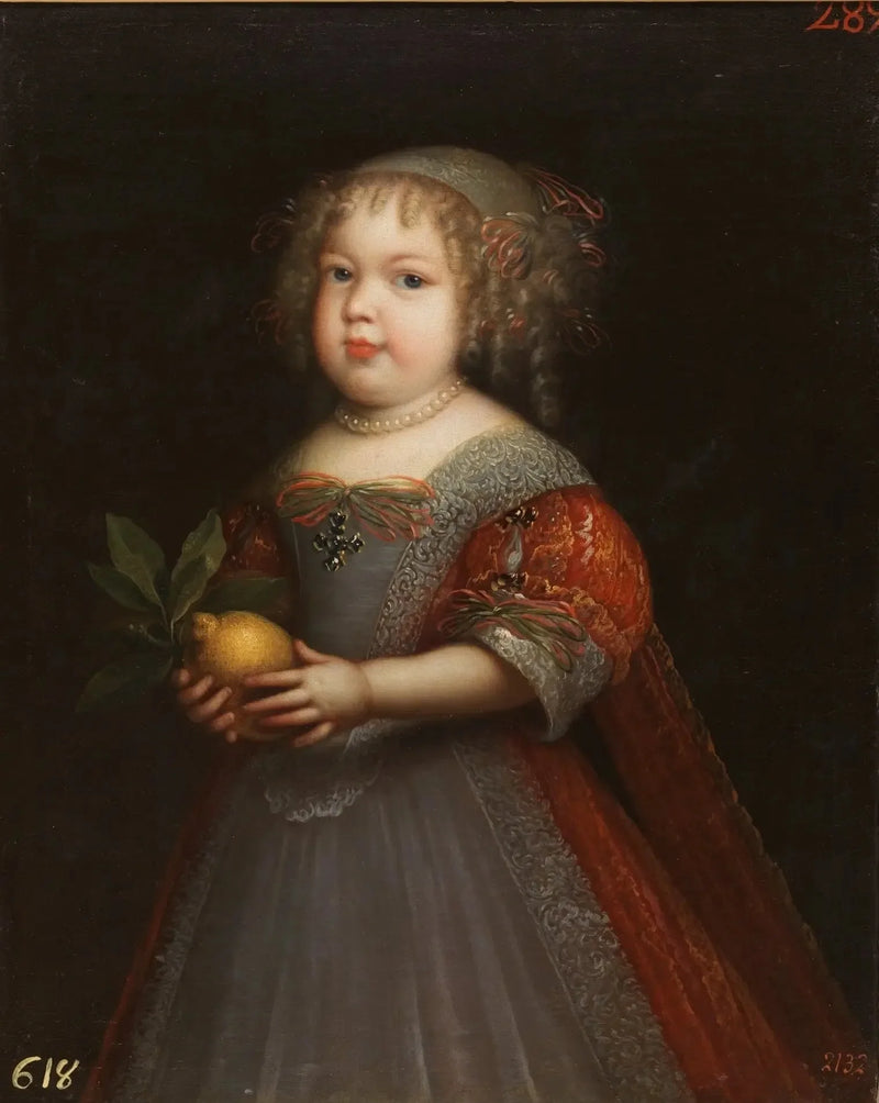 Ranskan prinsessa Marie-Thérèsen muotokuva (1667-1672) - Jean Nocret