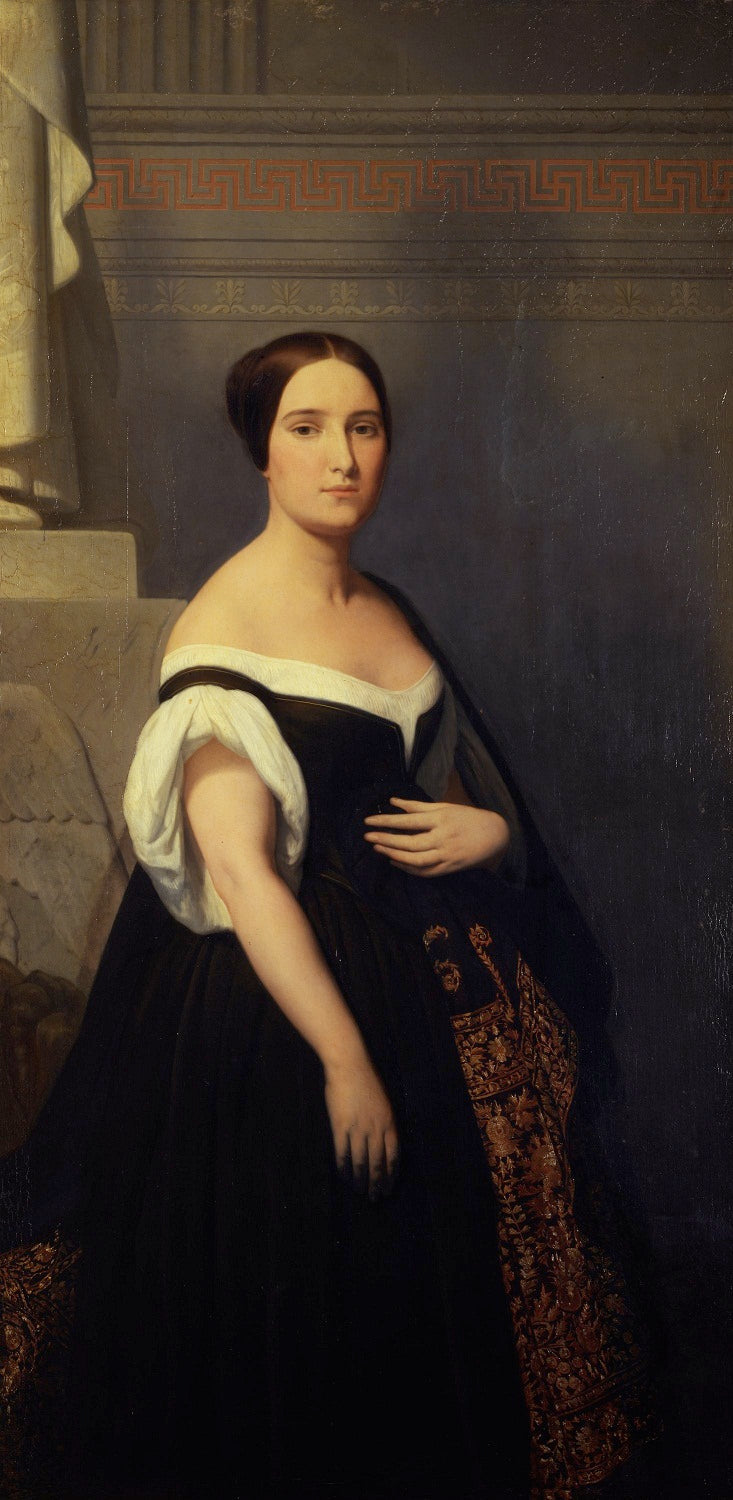 Prinsessa Mathilde Bonaparten muotokuva - Ary Scheffer