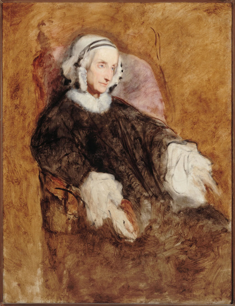 Kuningatar Marie-Amélien muotokuva surussa - Ary Scheffer