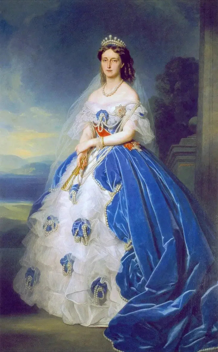 Muotokuva Wurtembergin kuningatar Olga (1822-1892) - Franz Xaver Winterhalter