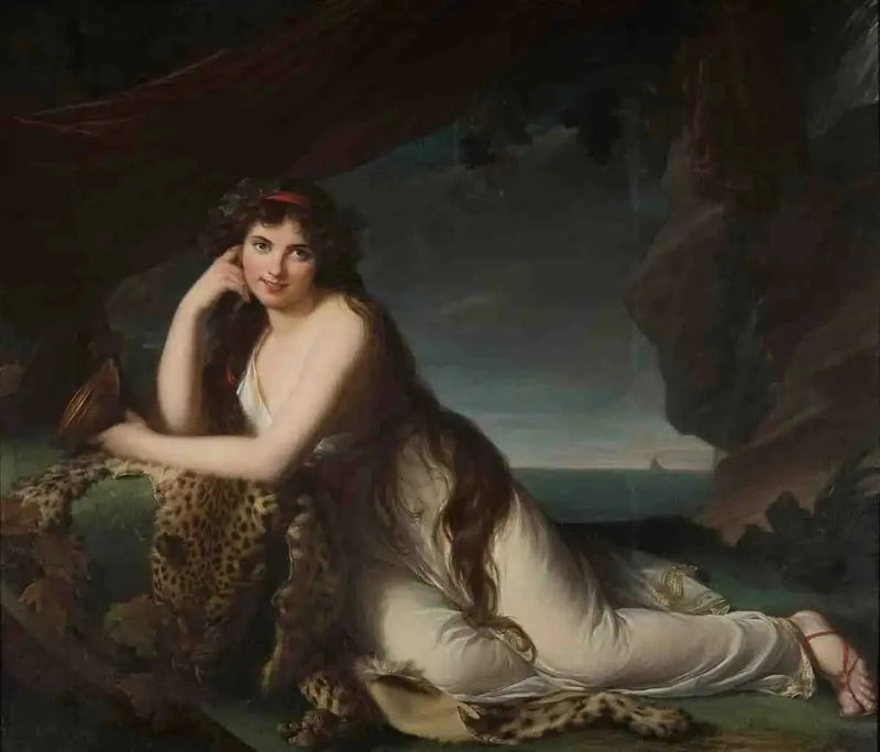 Lady Hamiltonin muotokuva (1761-1815) - Élisabeth Vigée Le Brun