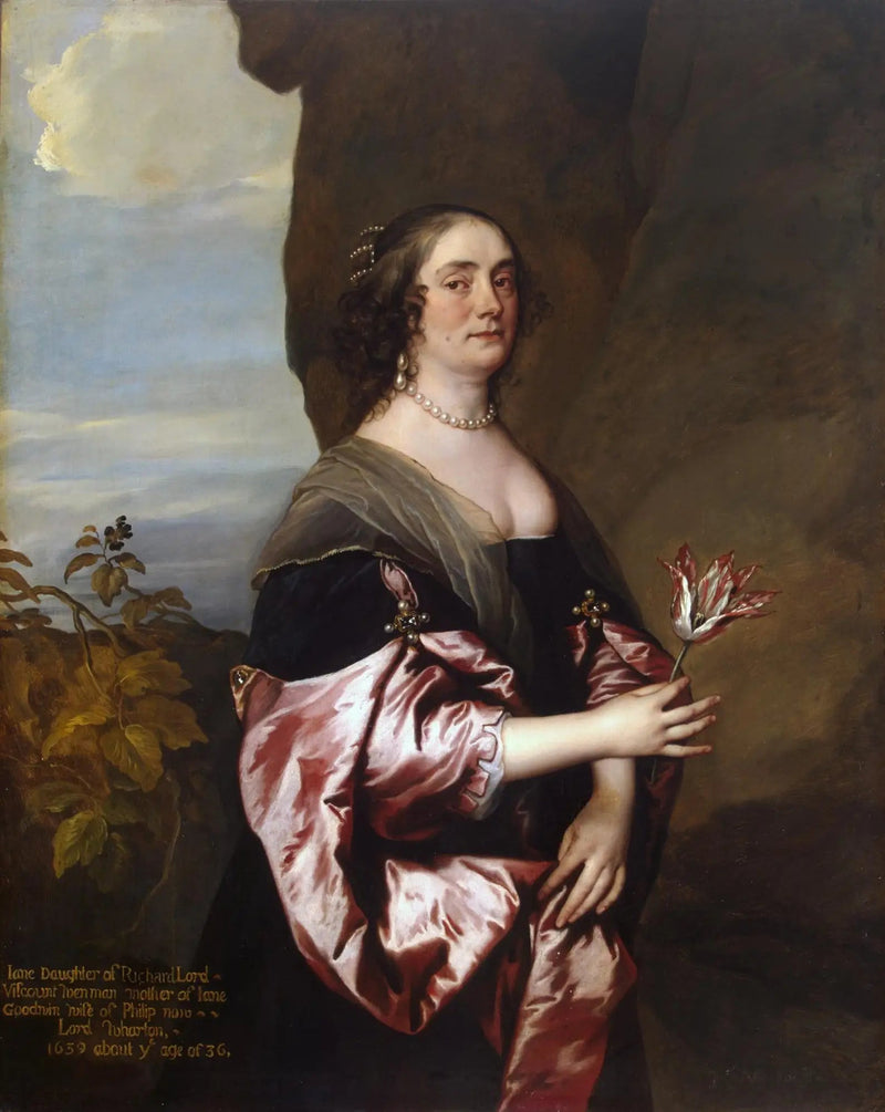Lady Jane Goodwinin muotokuva - Antoine van Dyck