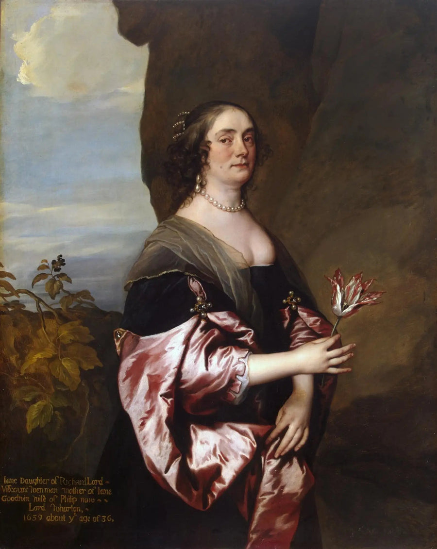 Lady Jane Goodwinin muotokuva - Antoine van Dyck