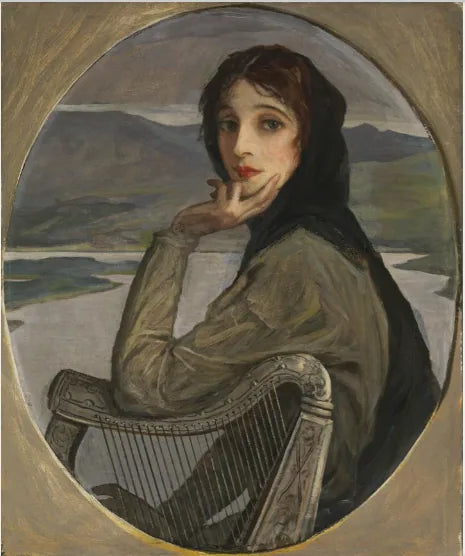 Lady Laveryn muotokuva Kathleen Ni Houlihanina - John Lavery