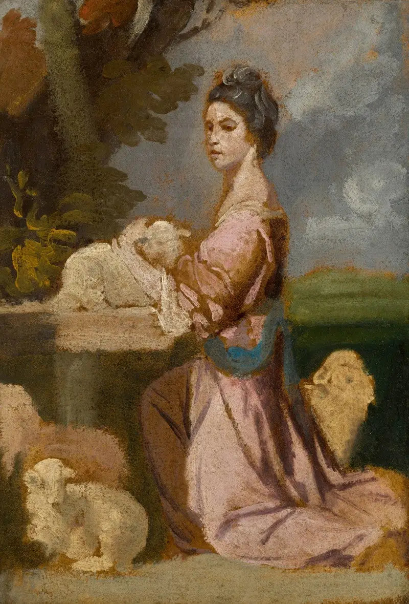 Lady Mary Leslie - Joshua Reynoldsin muotokuva