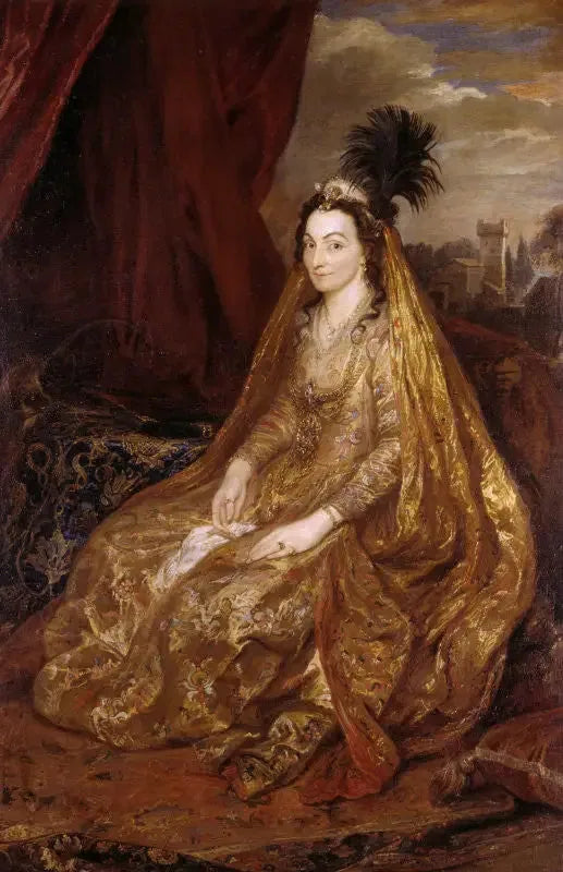Lady Theresa Shirley - Antoine van Dyckin muotokuva