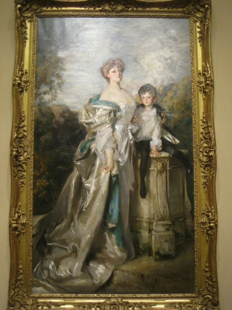 Lady Warwickin ja hänen poikansa muotokuva - John Singer Sargent