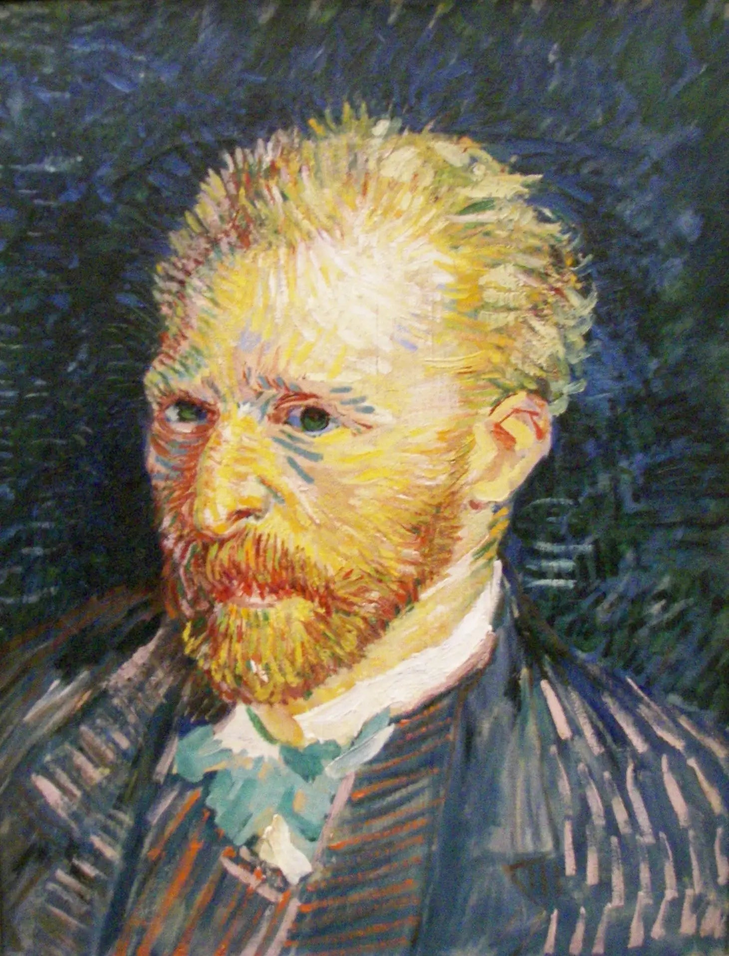 Reproduction du tableau « Portrait de l'artiste - Vincent van Gogh » par Alpha Reproduction en peinture à l’huile