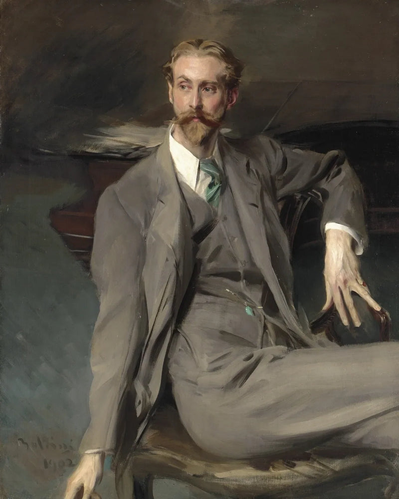 Lawrence Alexander Harrisonin muotokuva - Giovanni Boldini