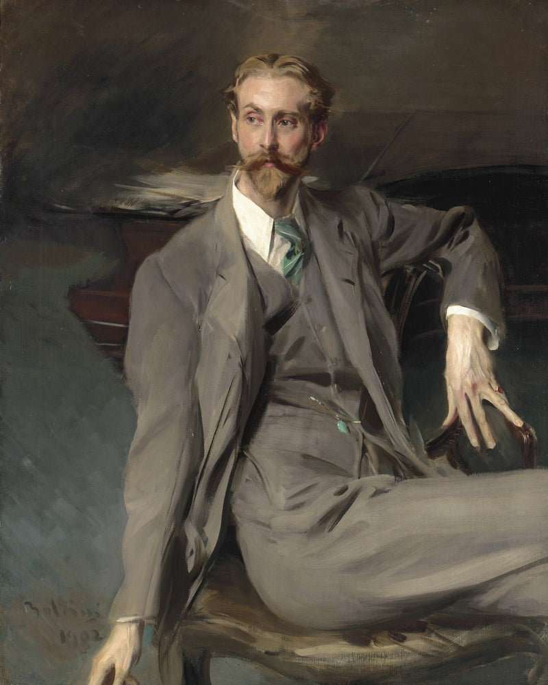 Lawrence Alexander Harrisonin muotokuva - Giovanni Boldini