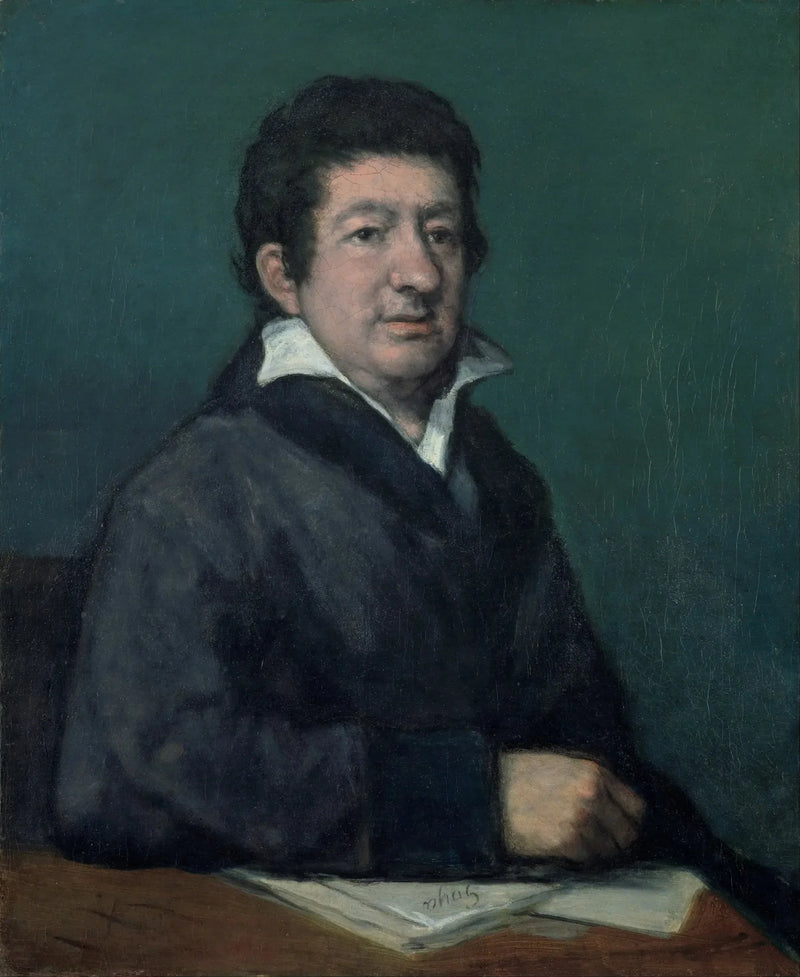 Leandro Fernández de Moratínin muotokuva (1824) - Francisco de Goya