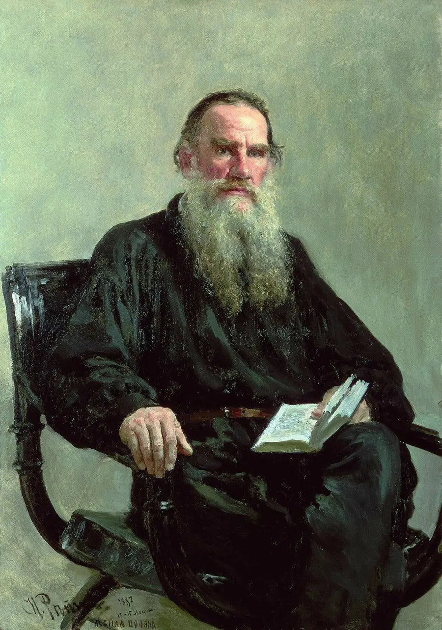 Leo Tolstoin muotokuva - Ilya Repin