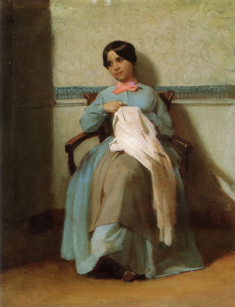 Léonie Bouguereau'n muotokuva, taiteilijan serkku - Bouguereau