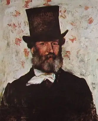Léopold Levertin muotokuva - Edgar Degas