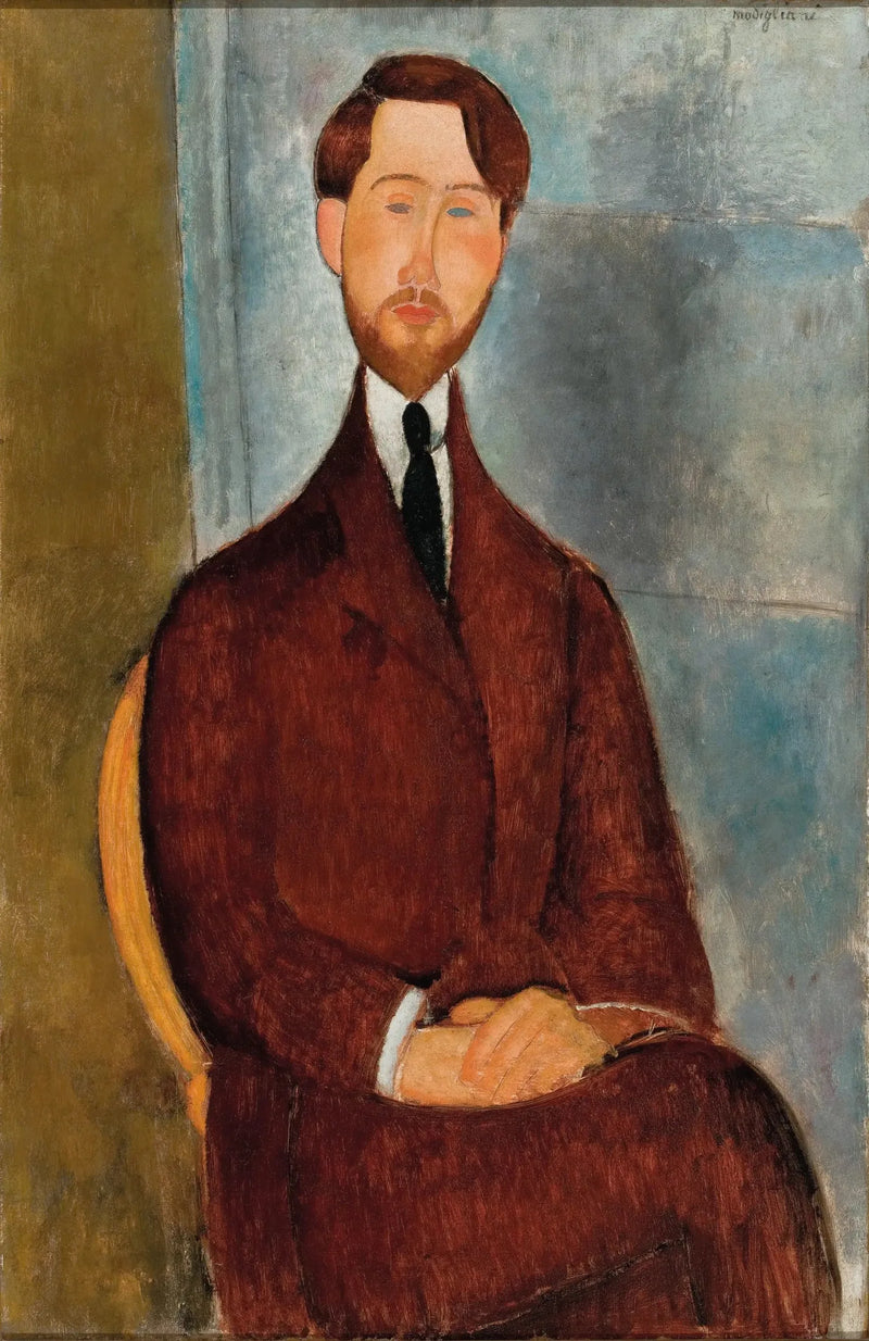Léopold Zborowskin muotokuva - Amedeo Modigliani