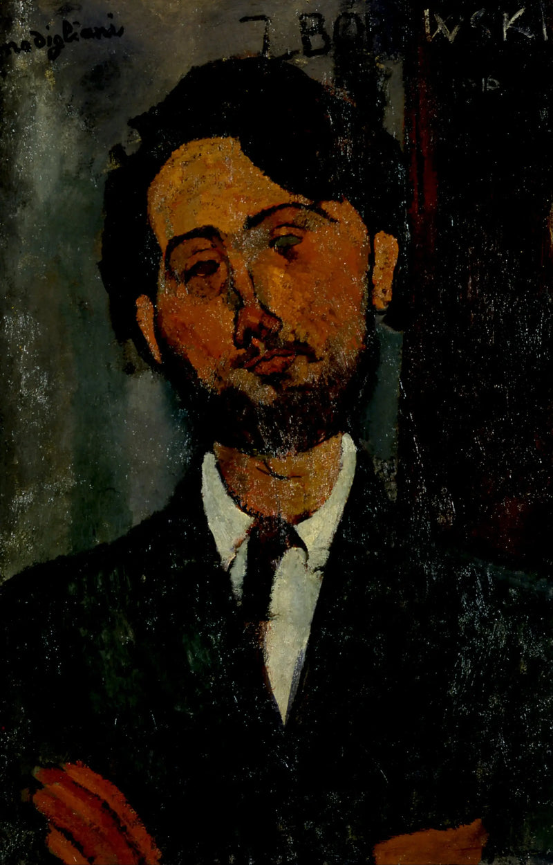 Léopold Zborowskin muotokuva - Amedeo Modigliani