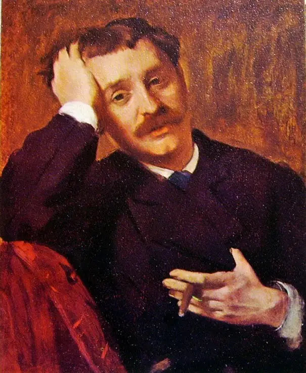 Lorenzo Pagansin muotokuva - Edgar Degas