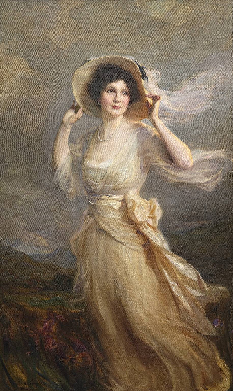 Lorna Marsali Woodroffe-Langin muotokuva, os. Forbes-Leith - Philip de La��szlo��