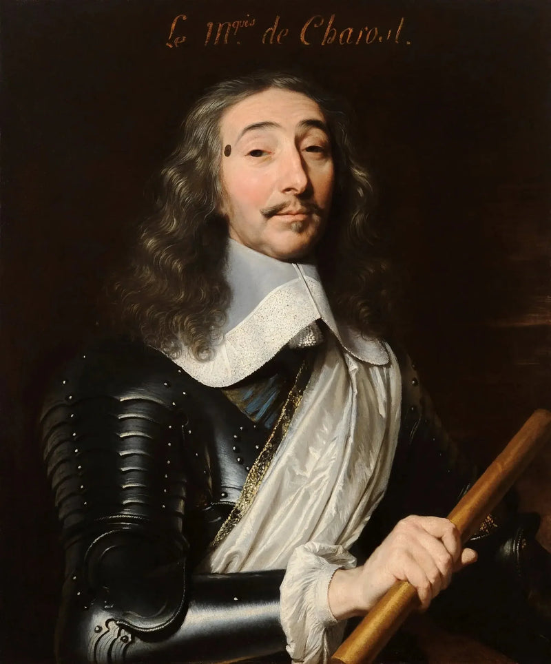 Louis de Béthune, kreivi ja sitten Herttua Charostin muotokuva - Philippe de Champaigne