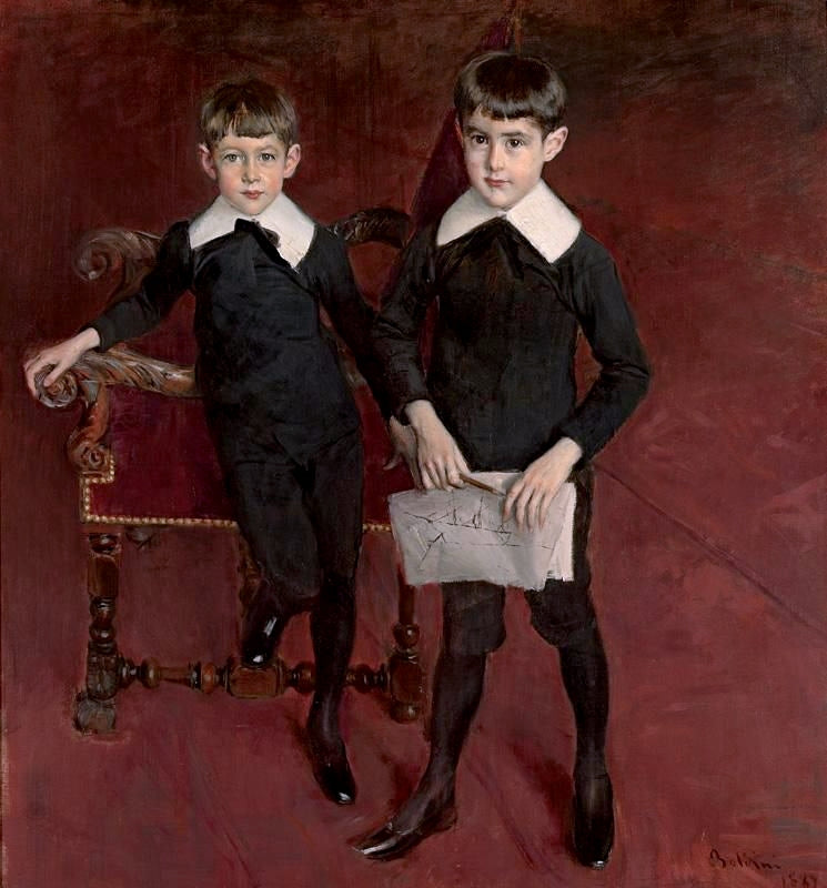 Louisin ja Pedro Subercaseaux'n muotokuva - Giovanni Boldini