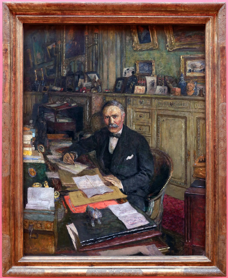 Louis Loucheurin muotokuva - Édouard Vuillard
