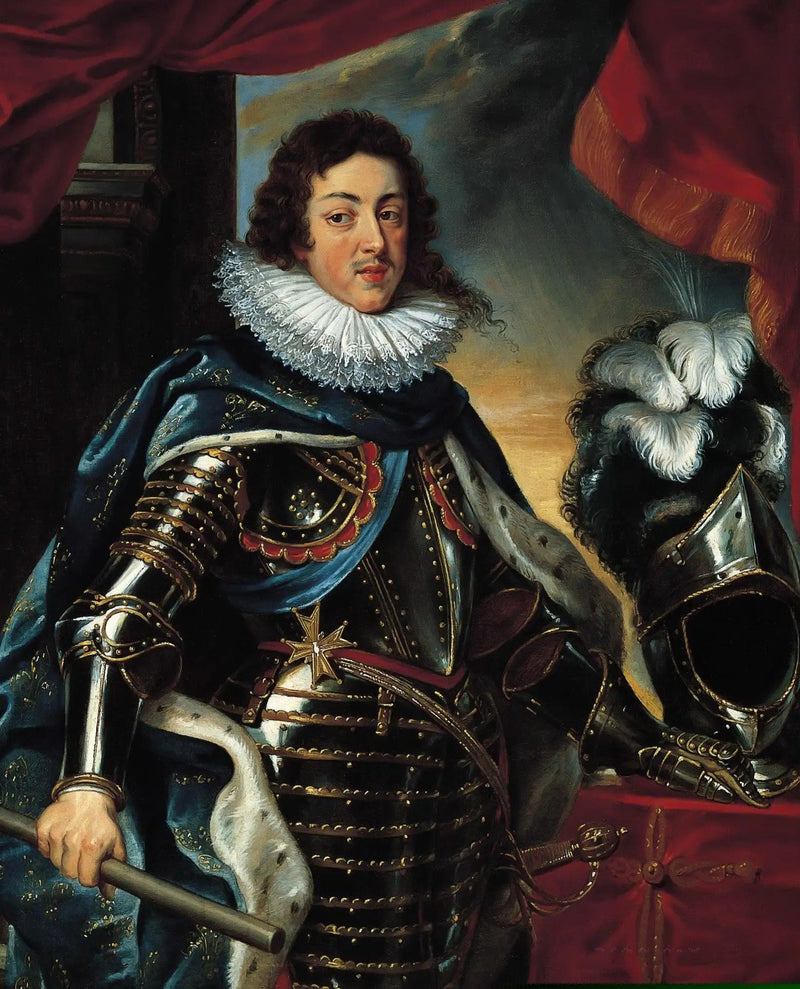 Louis XIII:n muotokuva haarniskassa - Peter Paul Rubens