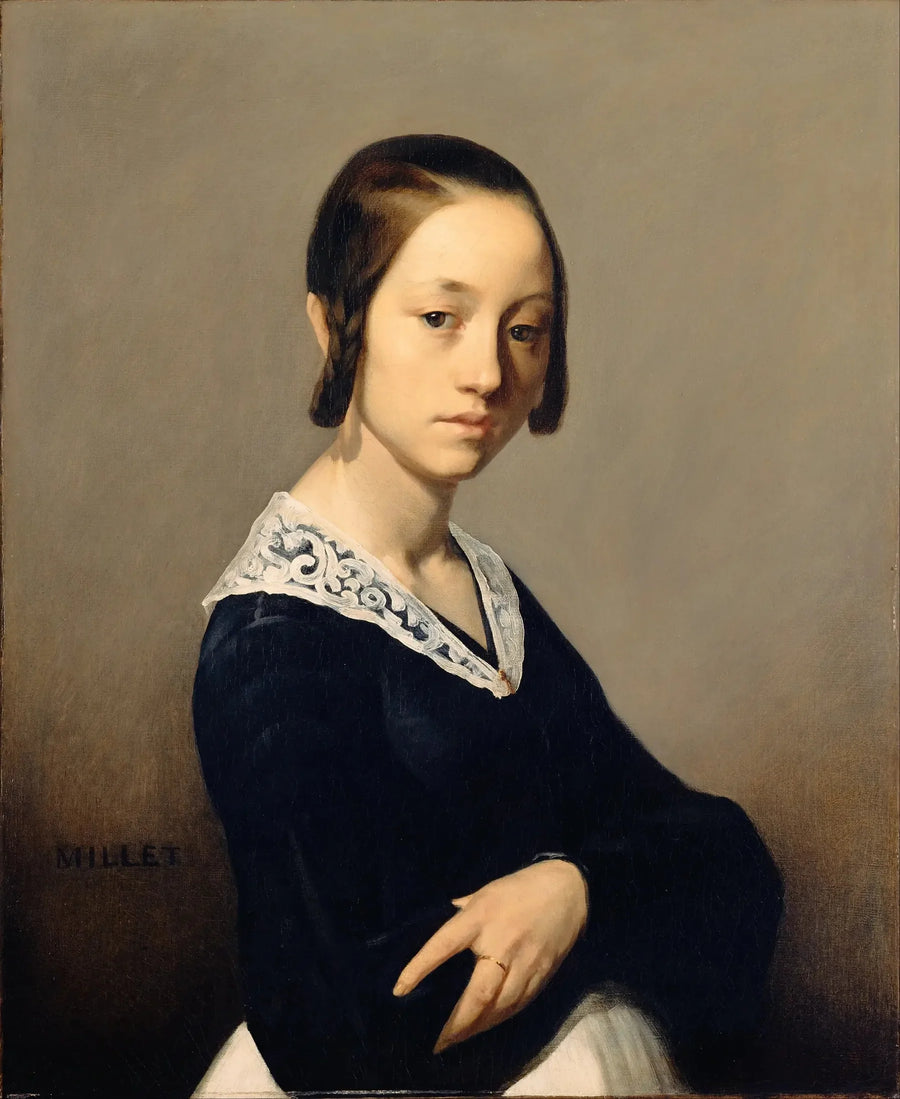 Louise-Antoinette Feuardentin muotokuva - Jean-François Millet