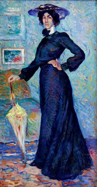 Lucie Cousturierin muotokuva - Maximilien Luce
