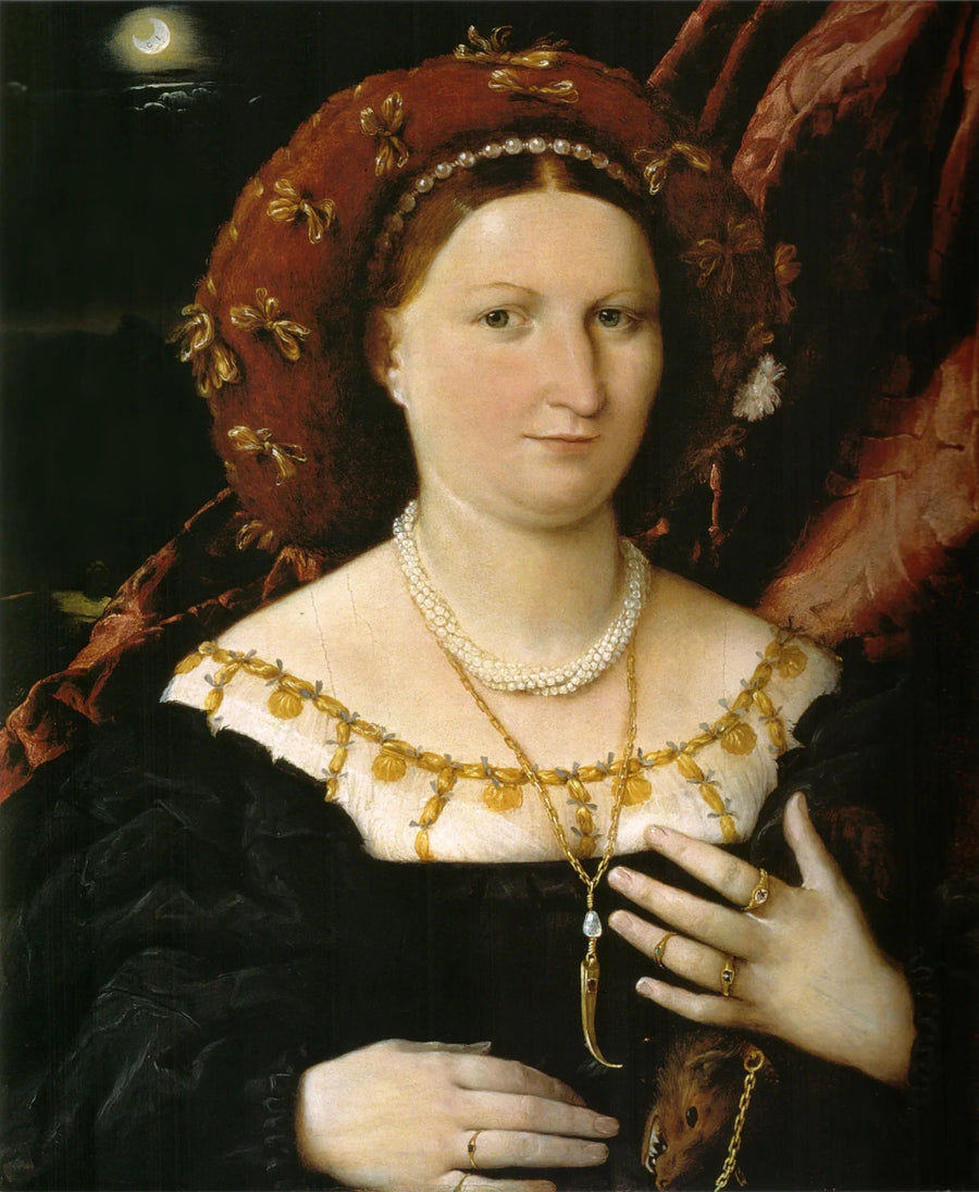 Lucina Brembati - Lorenzo Lotto - Muotokuva