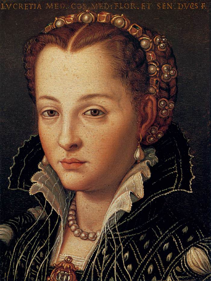 Lucrezia di Cosimon muotokuva - Bronzino
